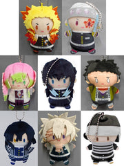 Kyojuro Rengoku, etc. Demon Slayer: Kimetsu no Yaiba Puppela Finger Mascot Collection 2nd All 8 Types Set Key Ring [USED]