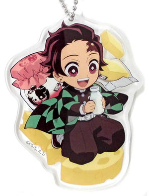 Tanjiro Kamado Demon Slayer: Kimetsu no Yaiba Local SD Acrylic Charm Total Concentration Exhibition Hokkaido Venue Limited Charm [USED]