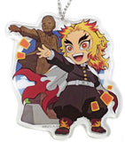 Kyojuro Rengoku Demon Slayer: Kimetsu no Yaiba Local SD Acrylic Charm Total Concentration Exhibition Hokkaido Venue Limited Charm [USED]