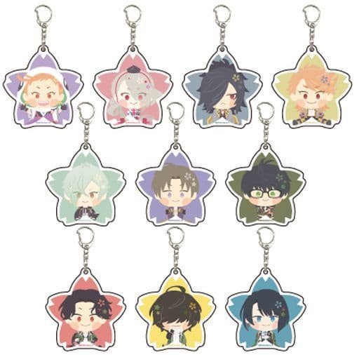 Imaken, etc. Wanpaku! Touken Ranbu Acrylic Key Chain 03 Wanpaku! Touken Ranbu Limited All 10 Types Set Key Ring [USED]