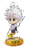 Killua Zoldyck HUNTER x HUNTER Rading Acrylic Stand Keychain Animatecafe Hunter Exam Edition Limited Key Ring [USED]