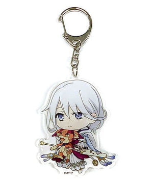 Noa Granblue Fantasy The Animation Season 2 Newly Drawn SD Character Acrylic Key Chain ANIPLEX+ Limited Blu-ray/DVD Vol.3 Purchase Bonus Key Ring [USED]