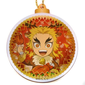 Kyojuro Rengoku Demon Slayer: Kimetsu no Yaiba Random Ornament Style Acrylic Charm Group B ufotable cafe Christmas Event 2020 Limited Charm [USED]