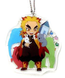 Kyojuro Rengoku Demon Slayer: Kimetsu no Yaiba Local SD Acrylic Charm Total Concentration Exhibition Aichi Venue Limited Charm [USED]