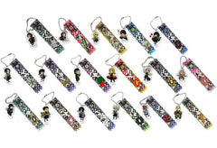 Zenitsu Agatsuma, etc. Demon Slayer: Kimetsu no Yaiba Trading Room Key Chain Randen X Eigamura X Kyoto Municipal Transportation Bureau Kyono Oshigoto 2 Limited All 17 Types Set Key Ring [USED]
