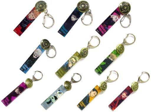 Satoru Gojo, etc. Jujutsu Kaisen Acrylic Charm Collection with School Button All 10 Types Set Charm [USED]