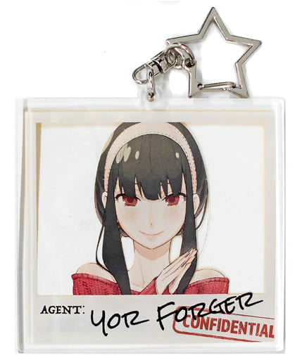 Yor Forger SPY x FAMILY Trading Acrylic Stand Keychain Tower Records Limited Key Ring [USED]
