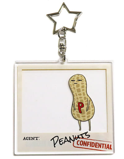 Nur Peanuts! SPY x FAMILY Trading Acrylic Stand Keychain Tower Records Limited Key Ring [USED]