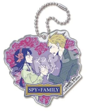 Yor Forger Loid Forger SPY x FAMILY Makeup Keychain Key Ring [USED]