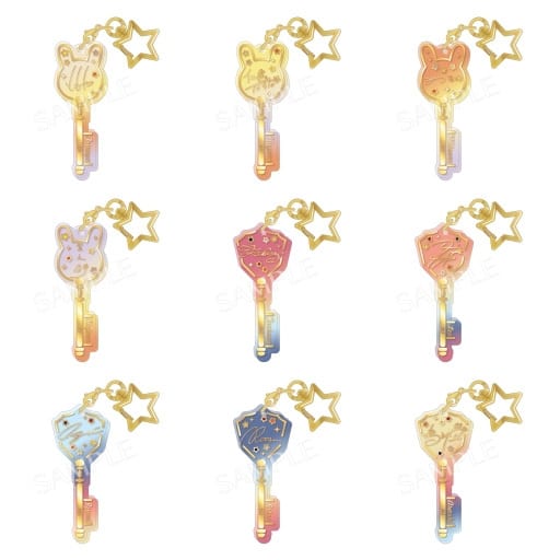 Tsukasa Suo, etc. Ensemble Stars!! Clear Key Charm Vol.4 All 9 Types Set Charm [USED]