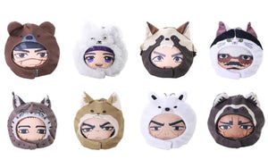 All 8 Types Set Golden Kamuy Anizukin Key Ring [USED]