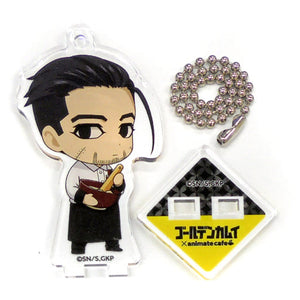 Hyakunosuke Ogata Golden Kamuy Trading Acrylic Key Chains animate cafe Limited Key Ring [USED]