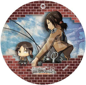 Ymir Attack on Titan Leather Coaster Key Ring Key Ring [USED]