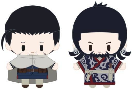 Hyakunosuke Ogata Kiroranke Golden Kamuy Puppela Set Finger Mascot Key Ring [USED]