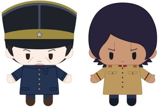 Hajime Tsukishima Otonoshin Koito Golden Kamuy Puppela Set Finger Mascot Key Ring [USED]