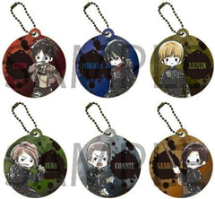 Ellen Yeager, etc. Attack on Titan Graff Art Chara Leather Charm 01 The Final Season Ver. All 6 Types Set Charm [USED]