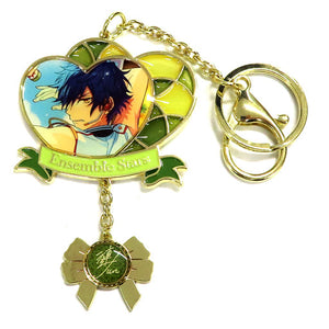 Jun Sazanami Ensemble Stars! Metal Heart Charm Group A China Limited Key Ring [USED]