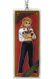 Kyojuro Rengoku Demon Slayer: Kimetsu no Yaiba Kimetsu Academy Valentine Random Double Sided Acrylic Charms ufotable Webshop Order Production Limited Kimetsu Festival Online Animation 2nd Anniversary Celebration Key Ring [USED]