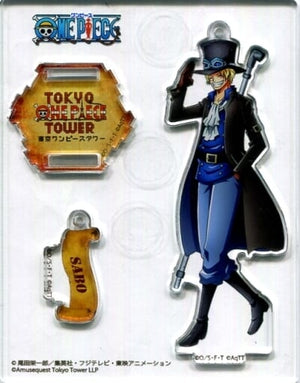 Zabo One Piece Character Ranking Acrylic Stand Charm Tokyo One Piece Tower Tongari Store Limited Charm [USED]