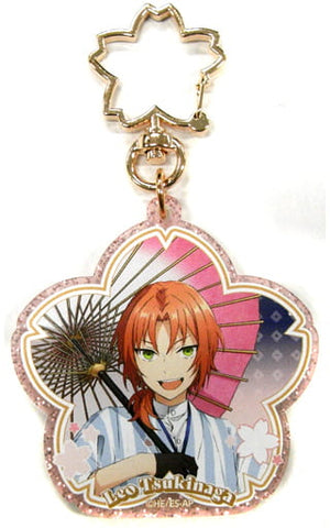 Leo Tsukinaga TV Anime Ensemble Stars! Cherry Blossom Key Chain Key Ring [USED]