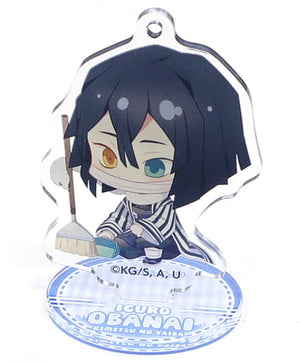 Obanai Iguro Demon Slayer: Kimetsu no Yaiba Acrylic Key Chain Collection with Stand Apron Ver. Overseas Limited Key Ring [USED]