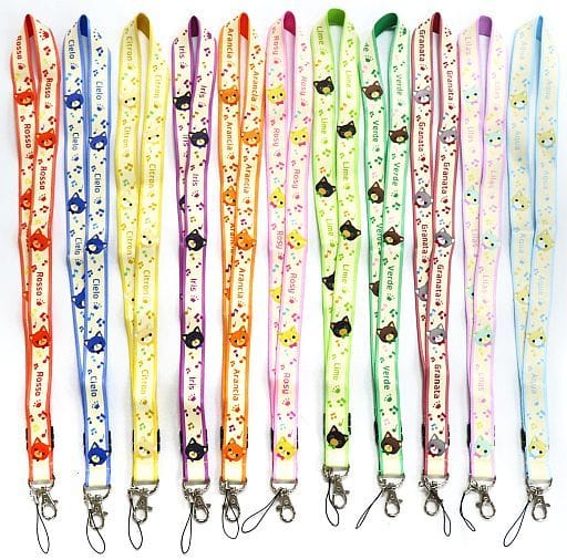 Rosso Otoya Ittoki, etc. Uta no Prince Sama PRINCE CAT -SPRING HAS COME- Trading Long Straps Home by the Forest Ver. All 11 Types Set Key Ring [USED]