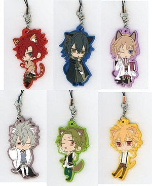 Philosopher, etc. Clock Zero One Second of Demise Rubber Strap Collection Otomate Chara Pop Store Otomate Premium Fes. Limited 6 Pieces Key Ring [USED]