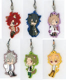 Philosopher, etc. Clock Zero One Second of Demise Rubber Strap Collection Otomate Chara Pop Store Otomate Premium Fes. Limited 6 Pieces Key Ring [USED]