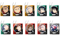 Yuji Itadori, etc. Jujutsu Kaisen Kiratto Decofla Acrylic Key Chain Abox All 10 Types Set Key Ring [USED]