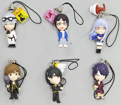 Gintoki Sakata, etc. Gintama Gintama Swing 2 All 6 Types Set Key Ring [USED]