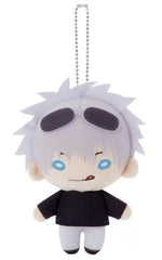 Satoru Gojo Casual Ver. Jujutsu Kaisen Nitotan Plush Toy with Ball Chain Key Ring [USED]