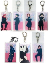 Megumi Fushiguro, etc. Jujutsu Kaisen Trading Acrylic Keychains 1 Animation Jujutsu Kaisen Exhibition First Half Jutai Taiten Little Fish & Counterpunishment Edition Limited All 7 Types Set Key Ring [USED]