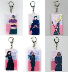 Nishimiya Momo, etc. Jujutsu Kaisen Trading Acrylic Keychains 3 Animation Jujutsu Kaisen Exhibition First Half Jutai Taiten Little Fish & Counterpunishment Edition Limited All 6 Types Set Key Ring [USED]