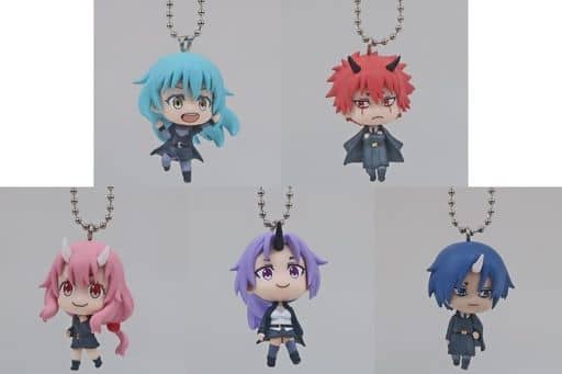 Rimuru Tempest, etc. That Time I Got Reincarnated as a Slime Capsule Collection Figures Vol.2 All 5 Types Set Key Ring [USED]