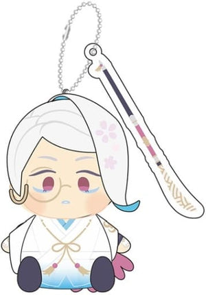 Tomoegata Naginata Wanpaku! Touken Ranbu Finger Top Series Key Ring [USED]