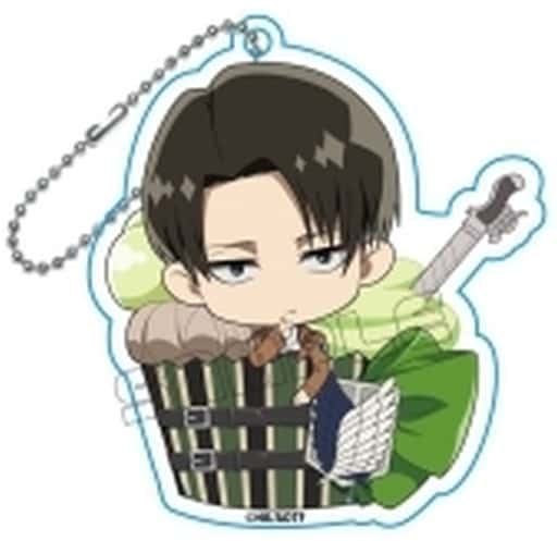 Levi Ackerman Attack on Titan Trading Acrylic Key Chains Key Ring [USED]