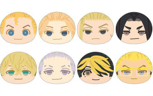 Ken Ryuguji, etc. Tokyo Revengers Omanjuu Niginigi Mascot All 8 Types Set Key Ring [USED]