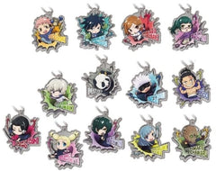 Yuji Itadori, etc. Jujutsu Kaisen Buchimas! Exchange Meeting Acrylic Key Chain All 13 Types Set Key Ring [USED]