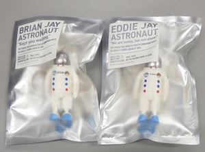 Brian Eddie Doll Space Brothers Mini Key Chain Koyachu Club Premium Membership Benefits Set of 2 Key Ring [USED]