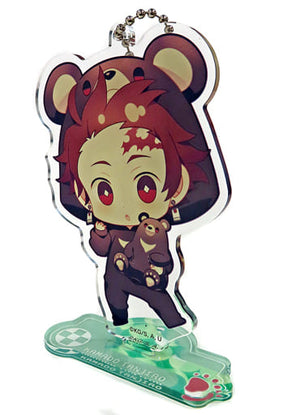 Tanjiro Kamado Demon Slayer: Kimetsu no Yaiba Trading Big Acrylic Stand Key Chain Costume Ver. Overseas Limited Key Ring [USED]