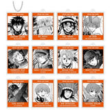 Amakuni Saruno, etc. Mr. Full Swing Trading Scene Acrylic Key Chain Jyunishi High School Ver. All 12 Types Set Key Ring [USED]