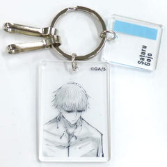 Satoru Gojo Jujutsu Kaisen Clear Base Key Chain Key Ring [USED]