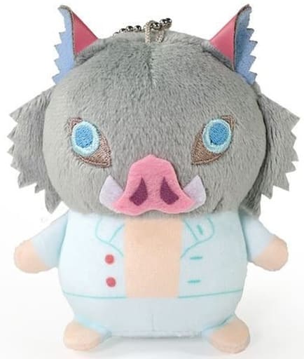 Inosuke Hashibira Demon Slayer: Kimetsu no Yaiba Mamemate Plush Mascot Part 4 Butterfly Mansion Ver. Key Ring [USED]
