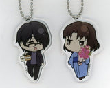 Ryougi Shiki Mikiya Kokuto The Garden of Sinners SD Acrylic Charm Set Shiki Ryogi 2019 Birthday Limited Charm [USED]