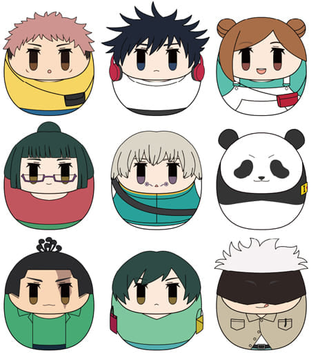 Yuji Itadori, etc. Jujutsu Kaisen Corocot Vol.3 All 9 Types Set Key Ring [USED]