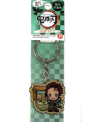 Tanjiro Kamado Sanuki Udon Demon Slayer: Kimetsu no Yaiba Metal Key Chain Kagawa Limited Key Ring [USED]