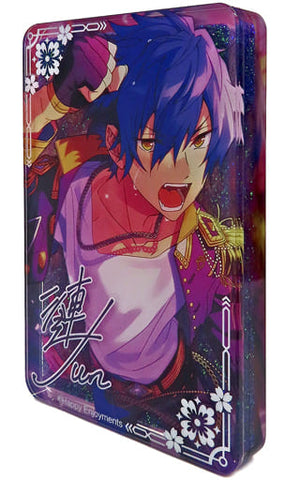 Jun Sazanami Ensemble Stars! Quicksand Colotta Trading Acrylic Plate Keychain C China Limited Key Ring [USED]