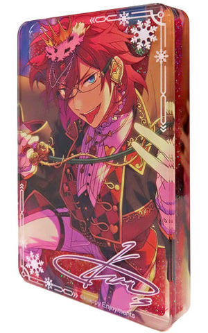 Ibara Saegusa Ensemble Stars! Quicksand Colotta Trading Acrylic Plate Key Chain C China Limited Key Ring [USED]