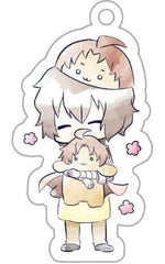 Osamu Dazai Bungo Stray Dogs Wan! Retro Chic Acrylic Keychain Sumokku Fox Ver. Key Ring [USED]