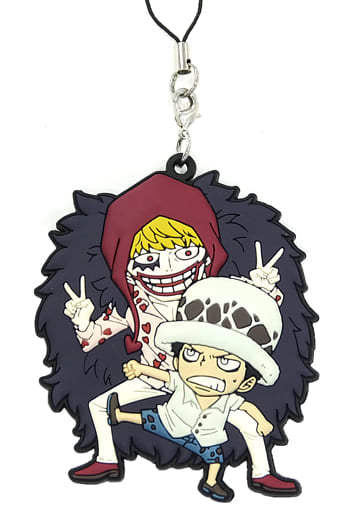 Trafalgar Law Corazon One Piece Thick Rubber Charms Straw Store Limited Charm [USED]
